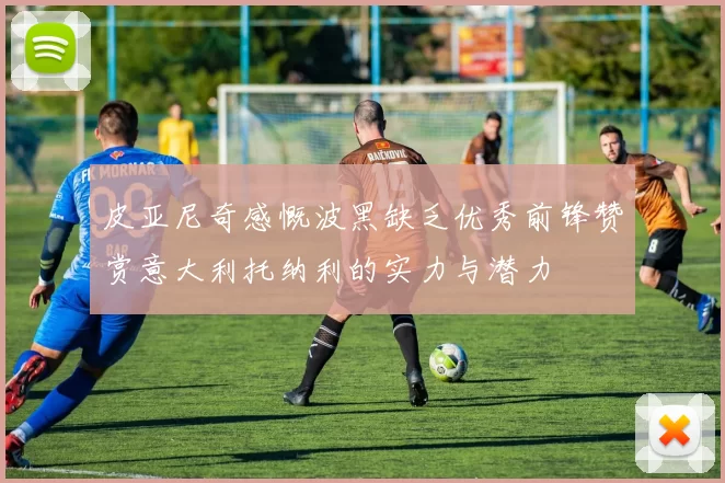 皮亚尼奇感慨波黑缺乏优秀前锋赞赏意大利托纳利的实力与潜力